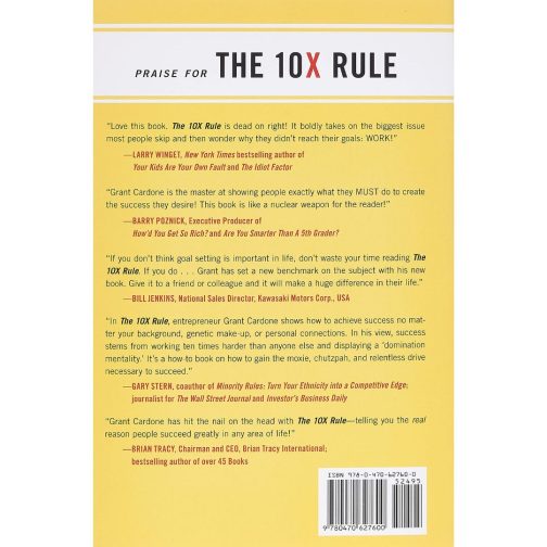 The 10X Rule The Only Difference Between Success and Failure (Hardcover)