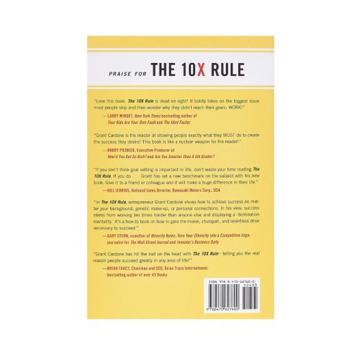 60% off on The 10X Rule: The Only Difference Between Success and Failure
