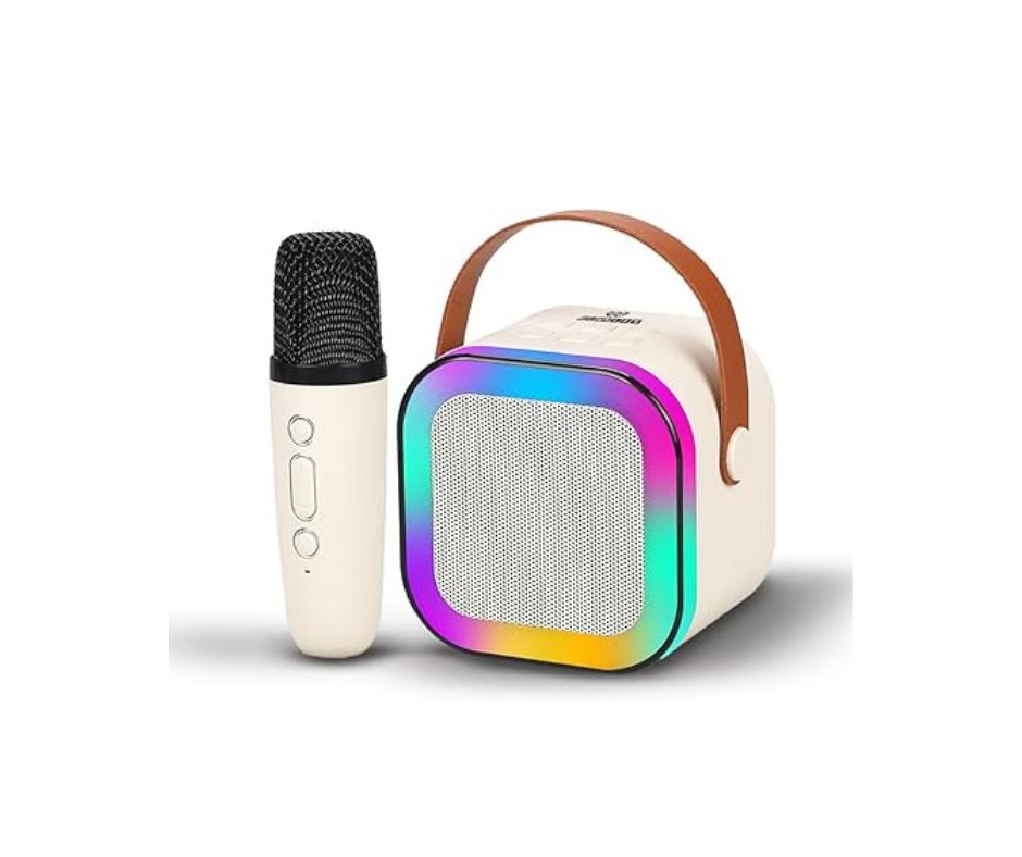 Rechargeable Karaoke Mic with Speaker for Singing
